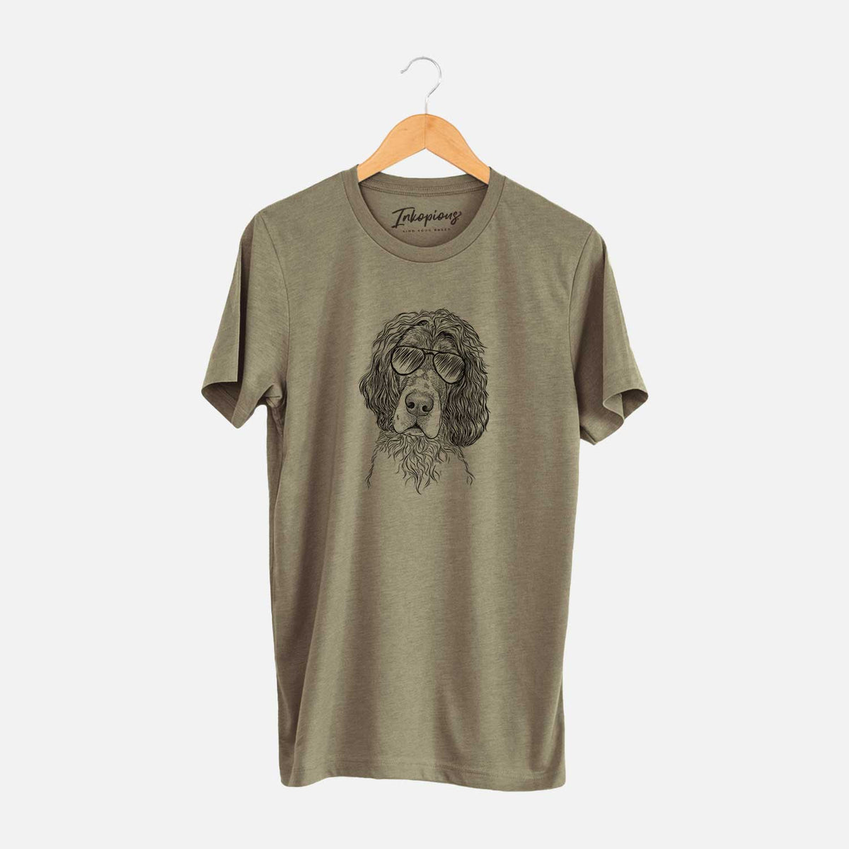 Aviator Sir Rexford the Blue Belton English Setter - Unisex Crewneck