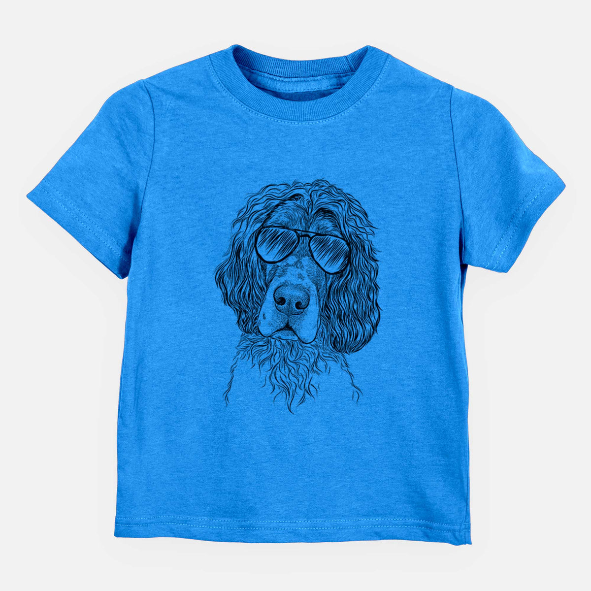 Aviator Sir Rexford the Blue Belton English Setter - Kids/Youth/Toddler Shirt