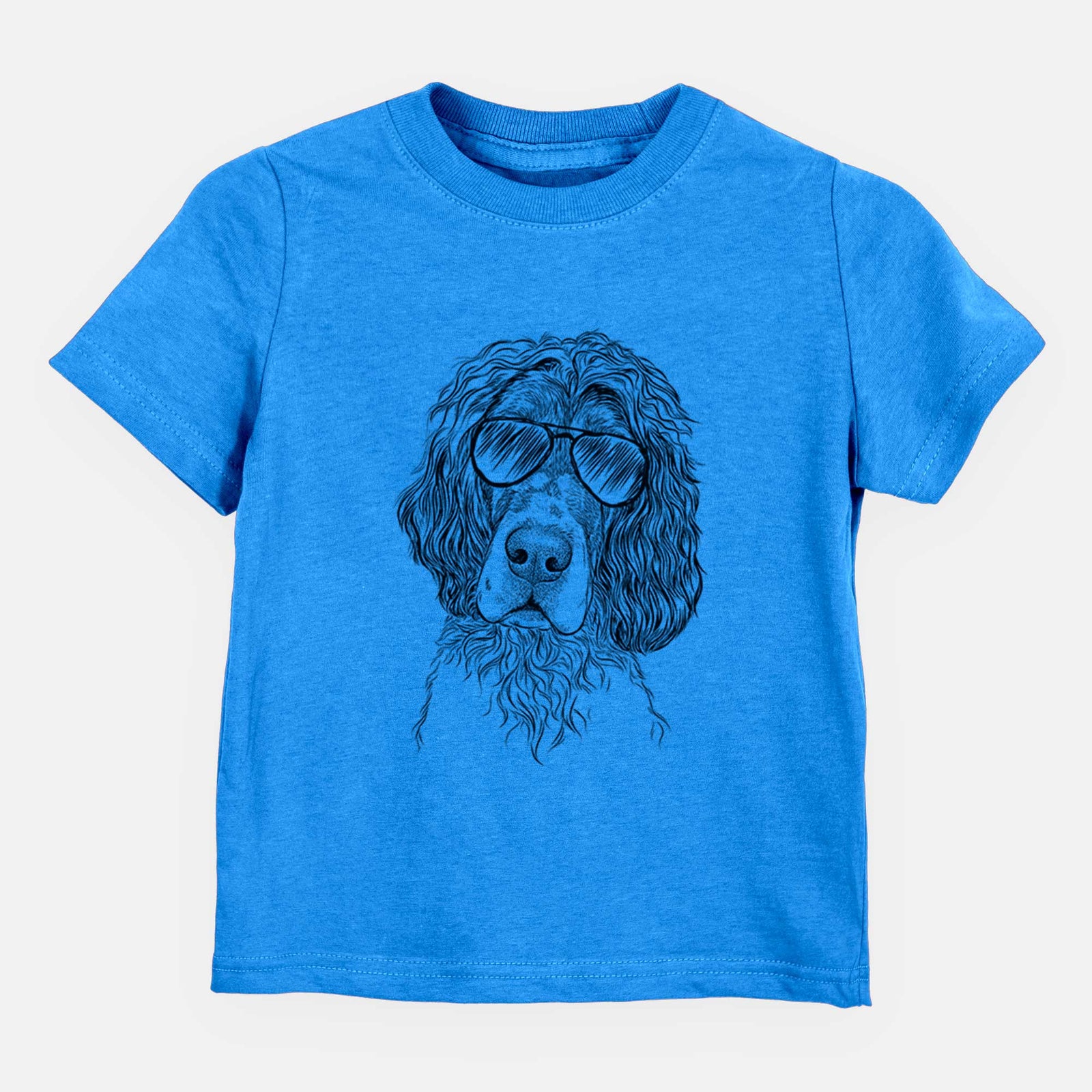 Aviator Sir Rexford the Blue Belton English Setter - Kids/Youth/Toddler Shirt