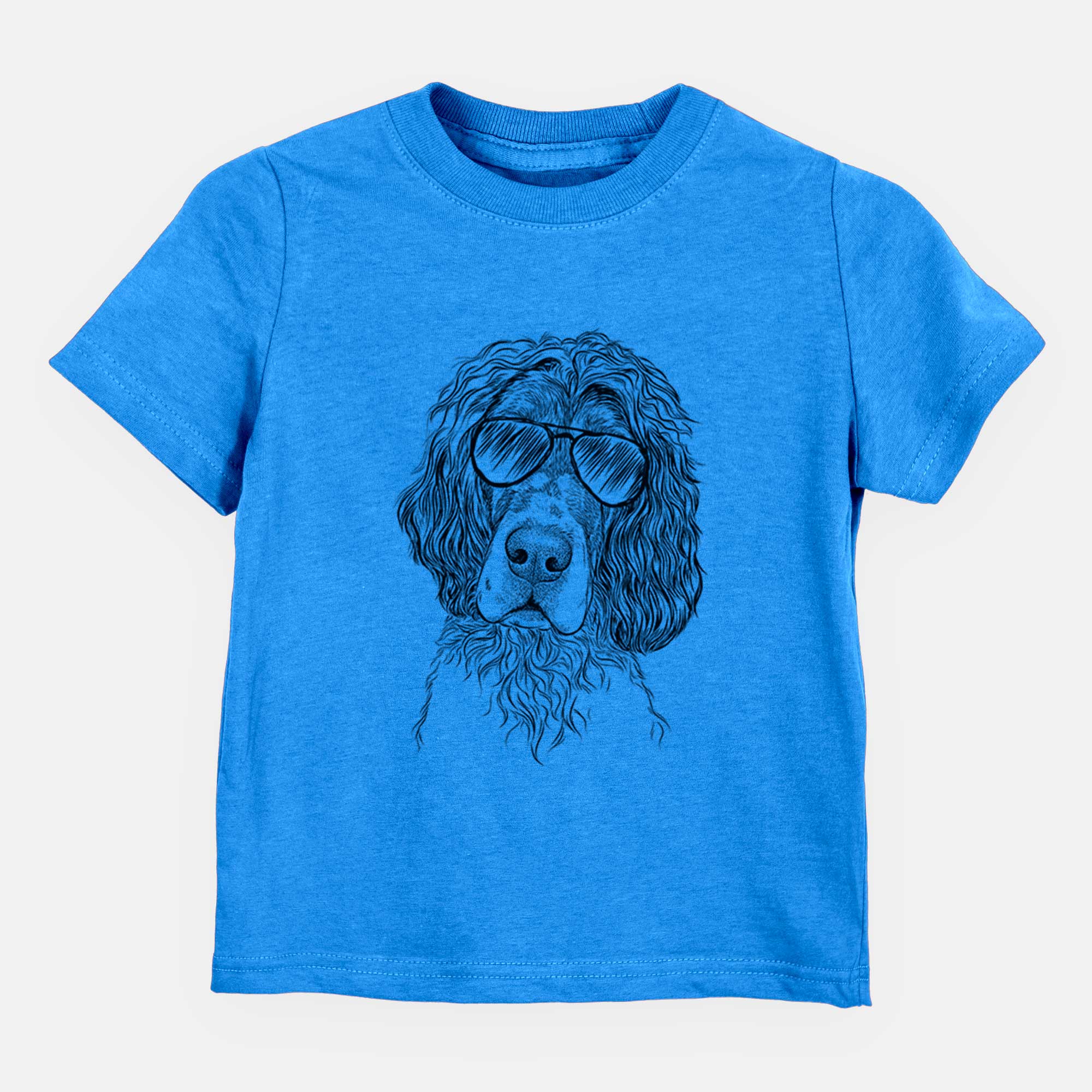 Aviator Sir Rexford the Blue Belton English Setter - Kids/Youth/Toddler Shirt