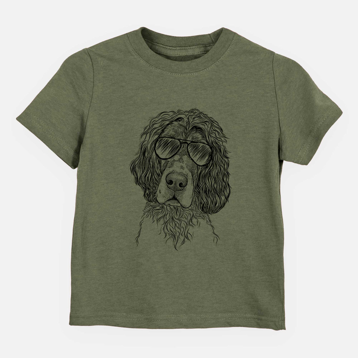 Aviator Sir Rexford the Blue Belton English Setter - Kids/Youth/Toddler Shirt