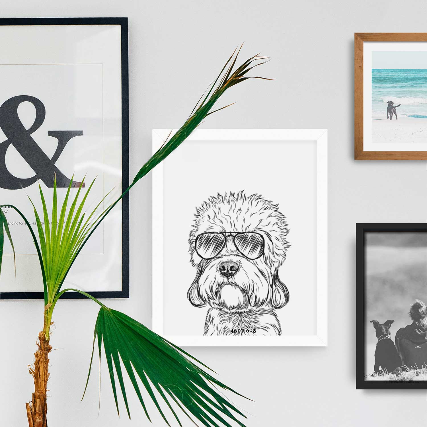 Sir Walter the Dandie Dinmont Terrier Art Print