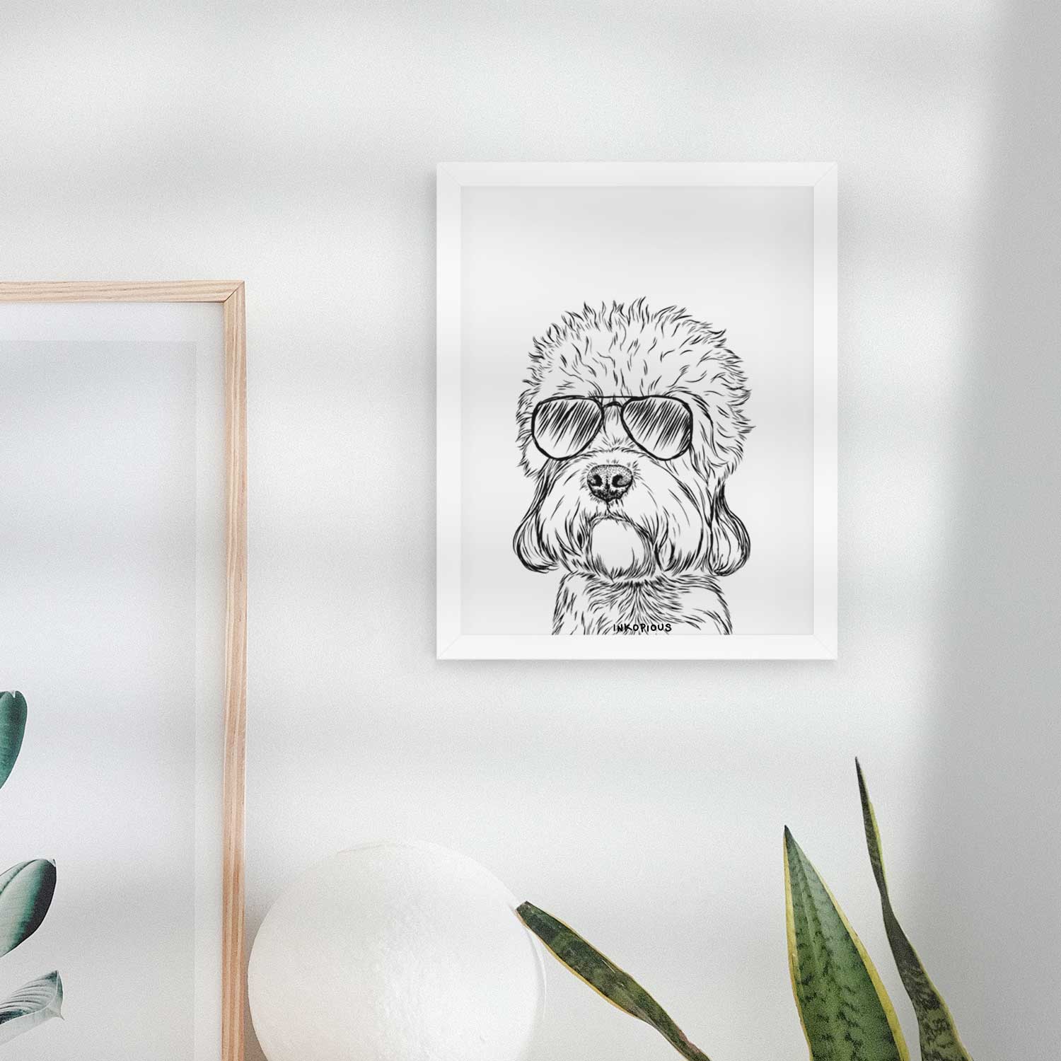 Sir Walter the Dandie Dinmont Terrier Art Print