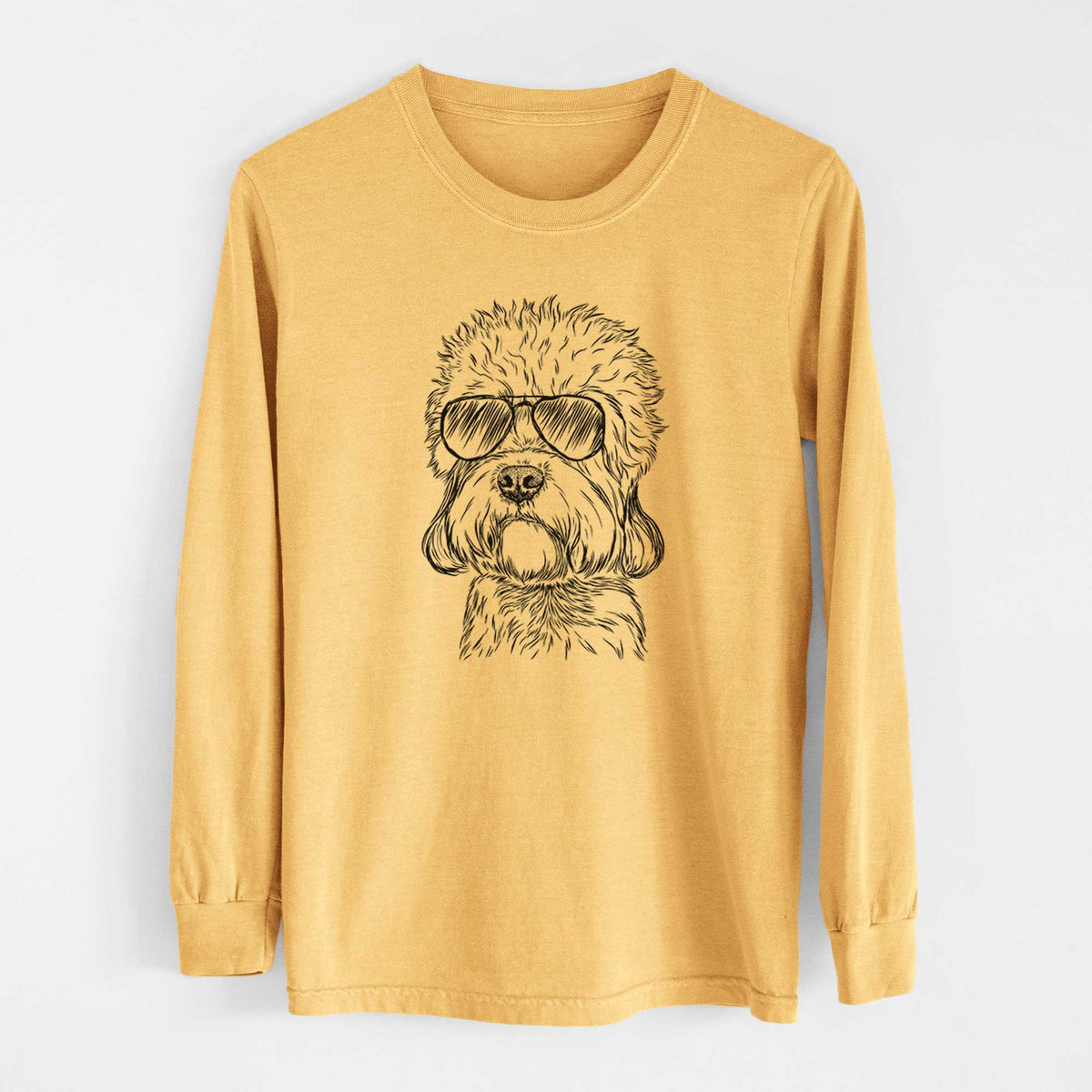 Aviators Sir Walter the Dandie Dinmont Terrier - Heavyweight 100% Cotton Long Sleeve