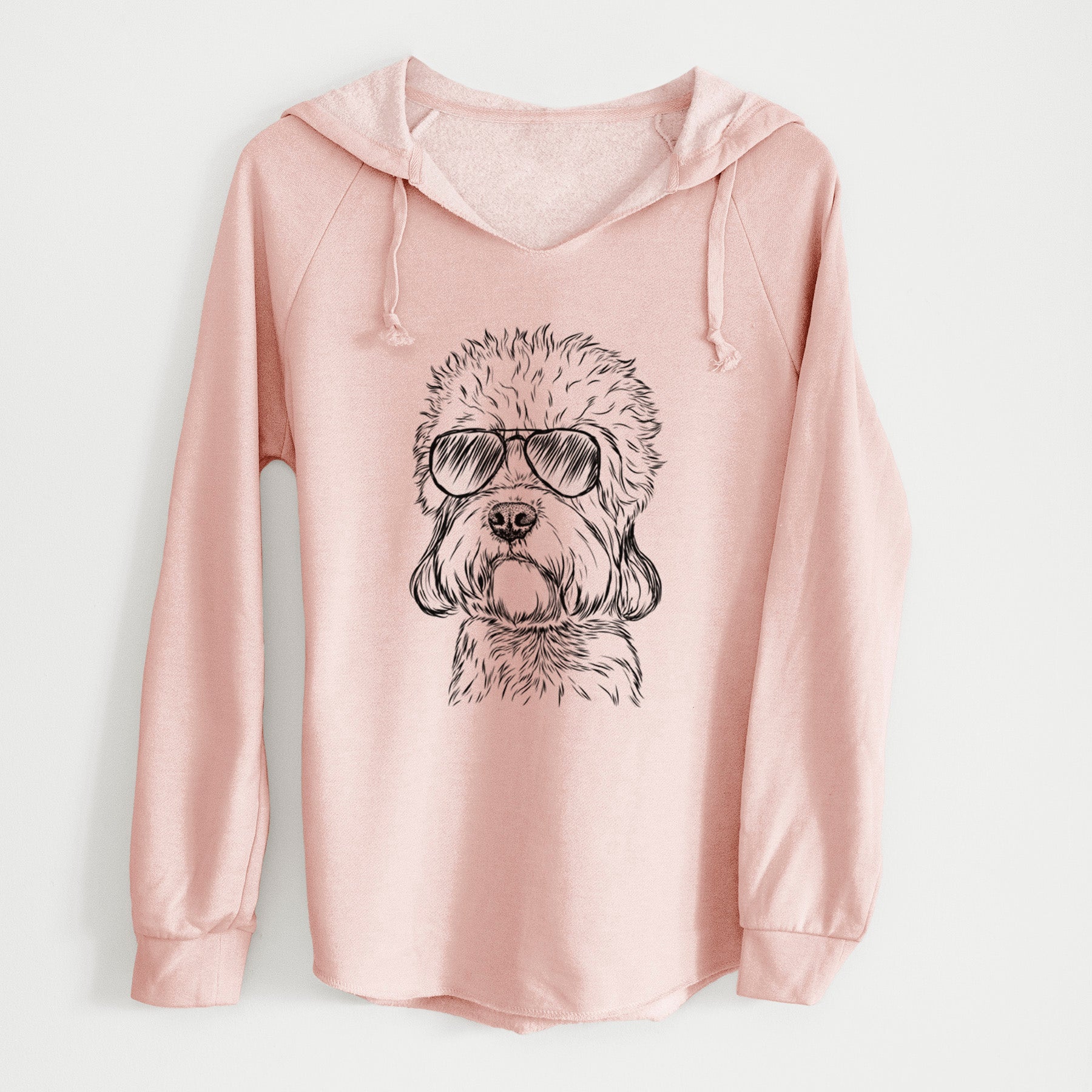 Aviator Sir Walter the Dandie Dinmont Terrier - Cali Wave Hooded Sweatshirt