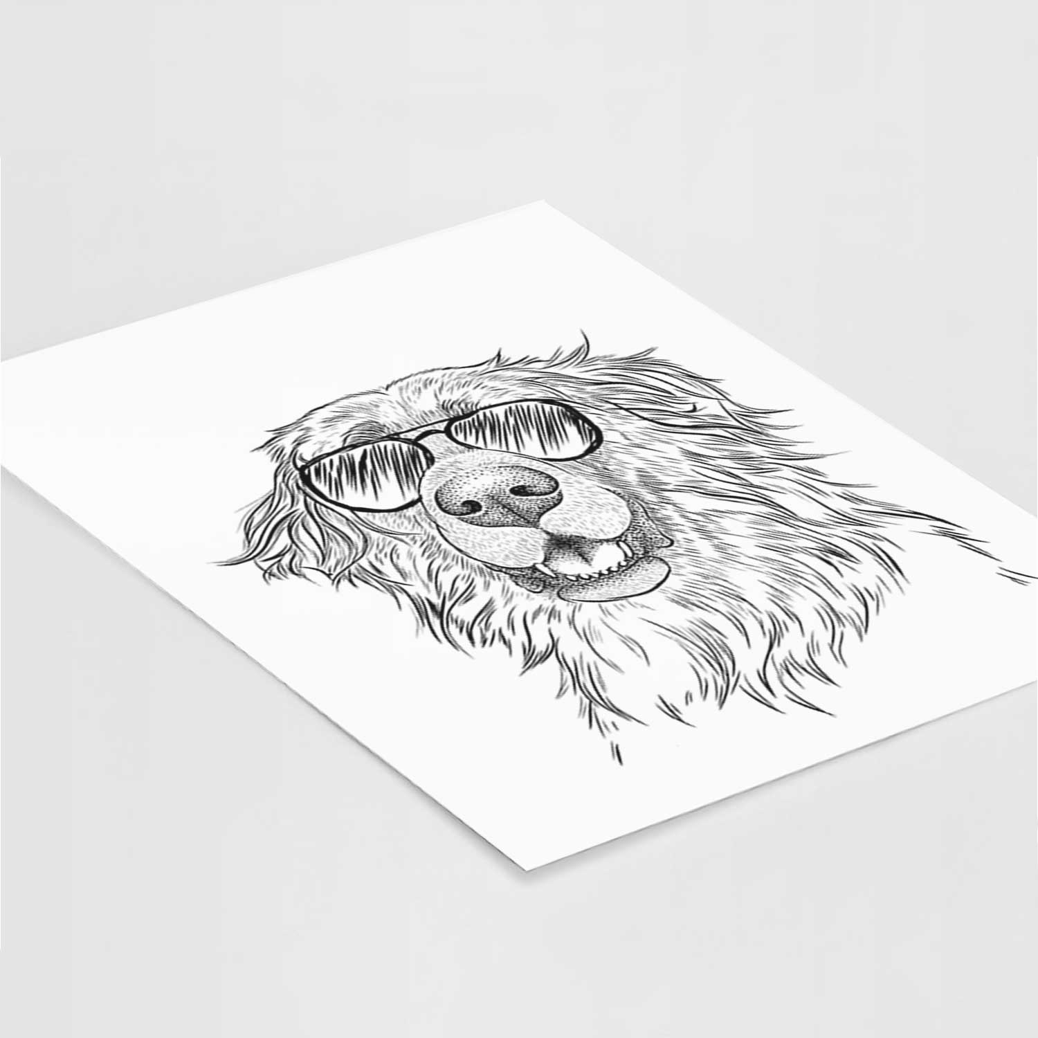 Siri the Leonberger Art Print