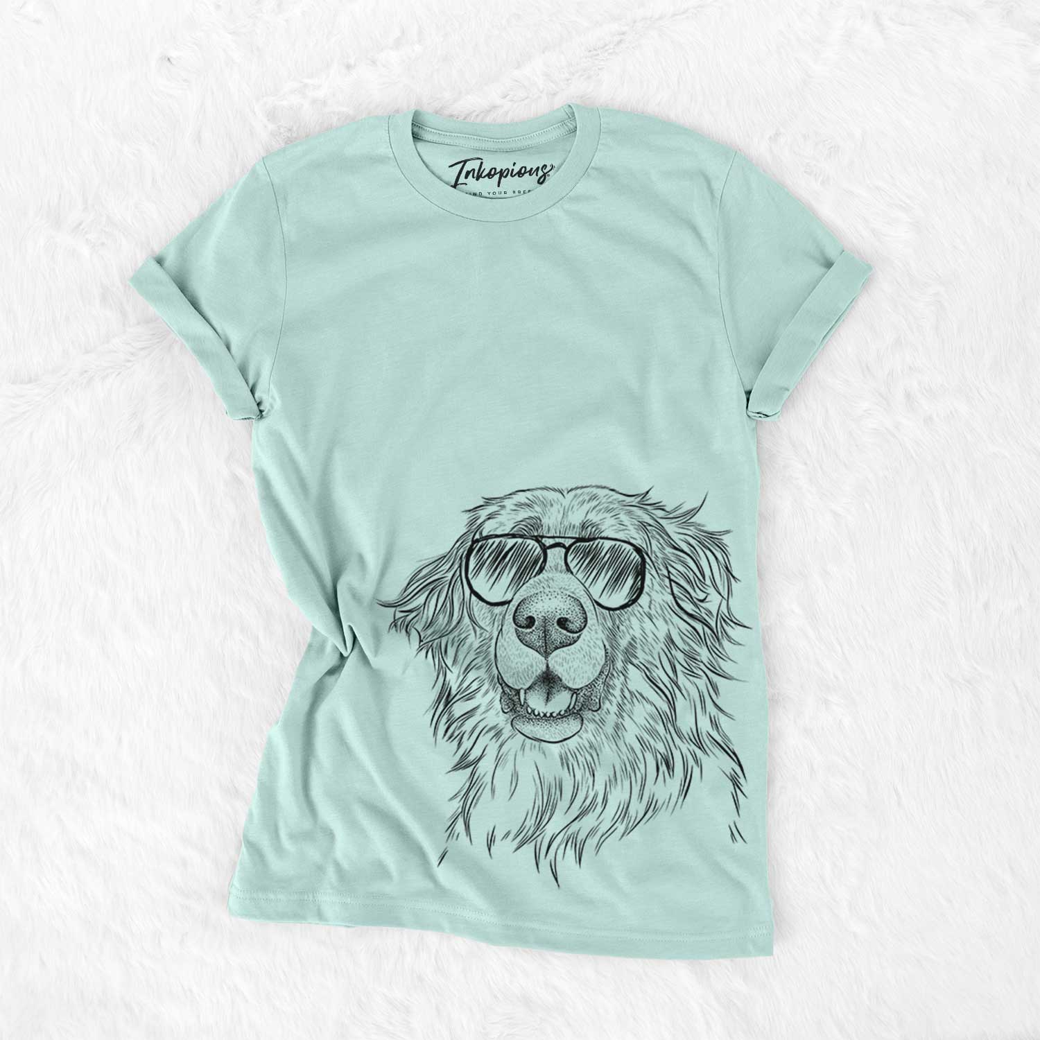 Aviator Siri the Leonberger - Unisex Crewneck