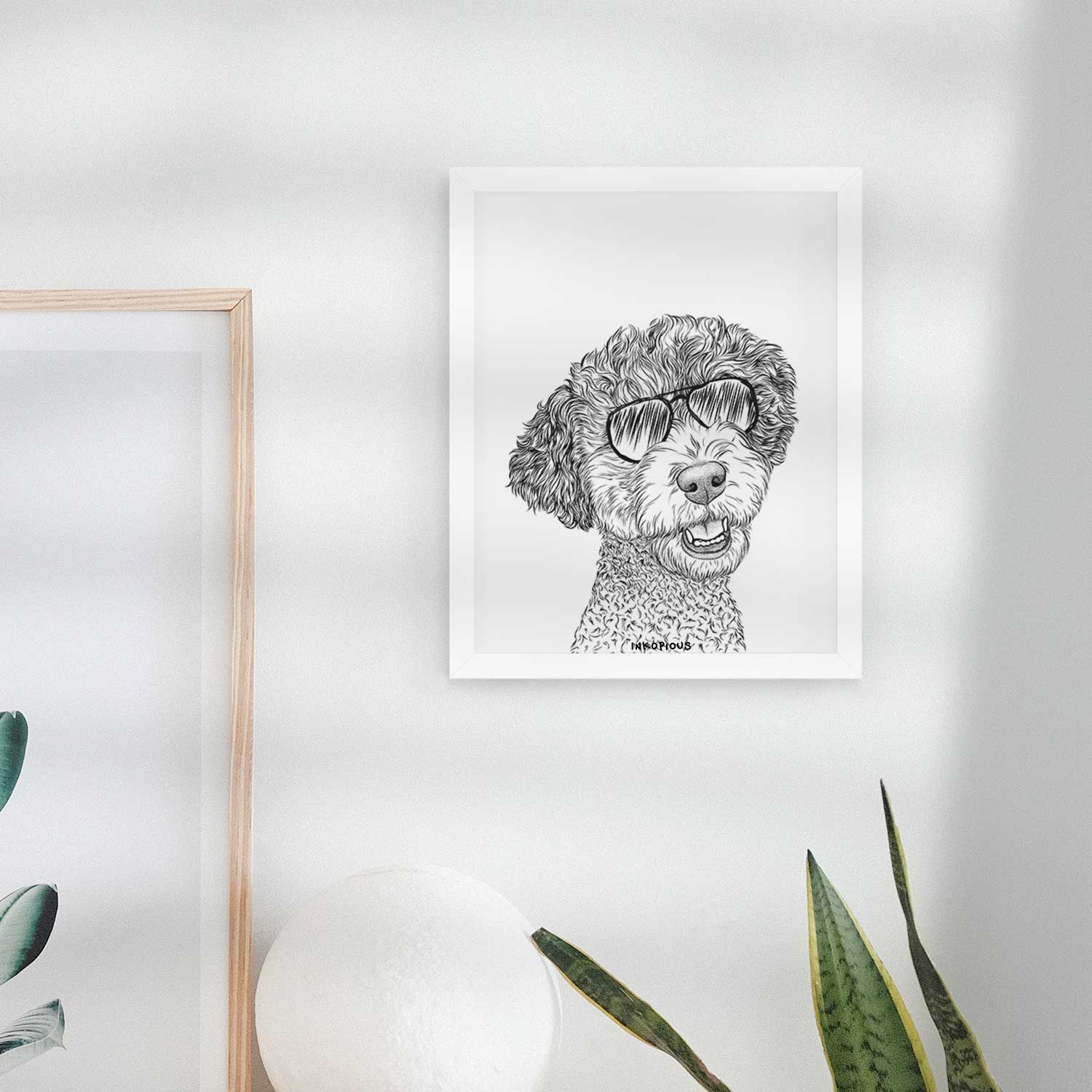 Skipper the Twoodle Art Print
