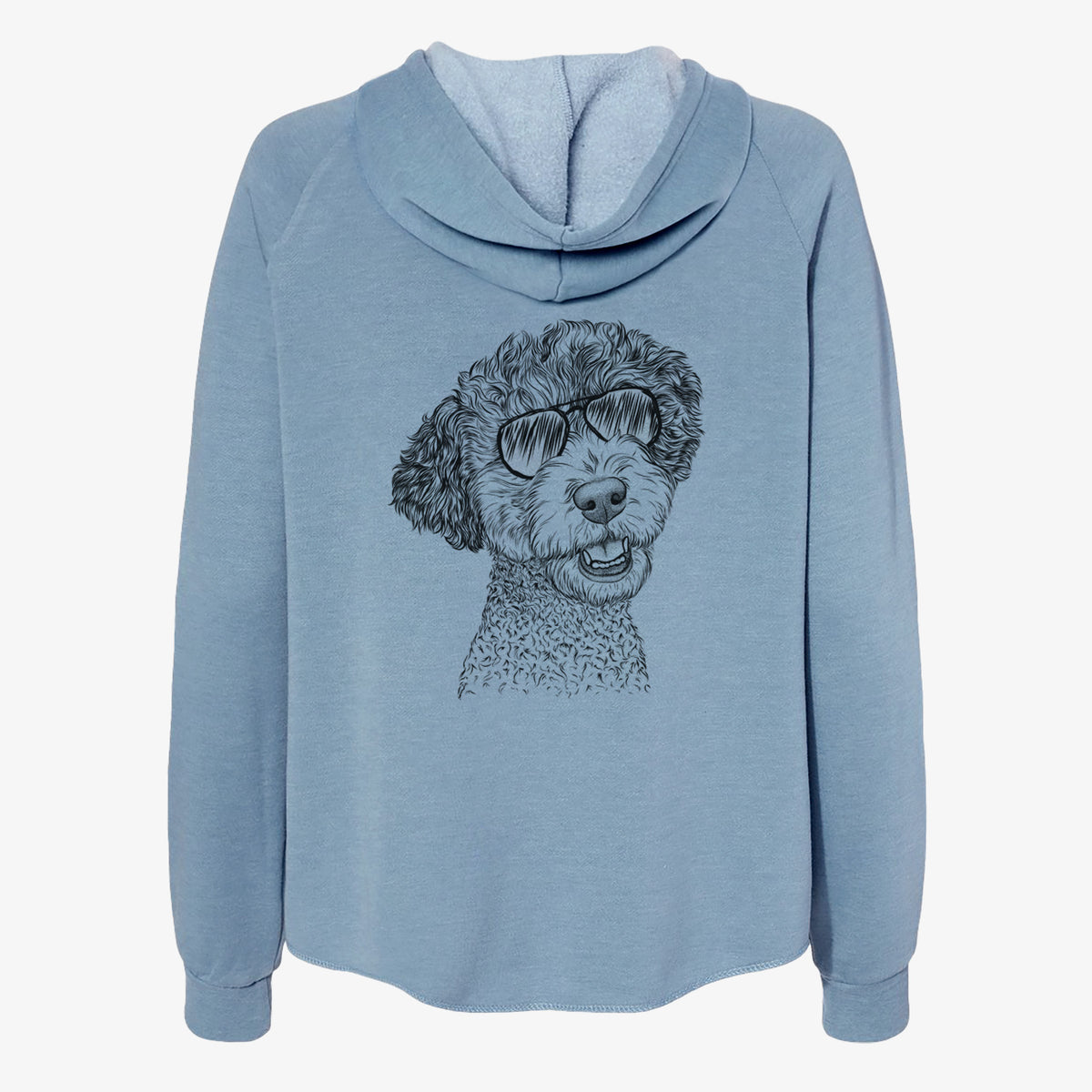 Skipper the Twoodle - Women's Cali Wave Zip-Up Sweatshirt