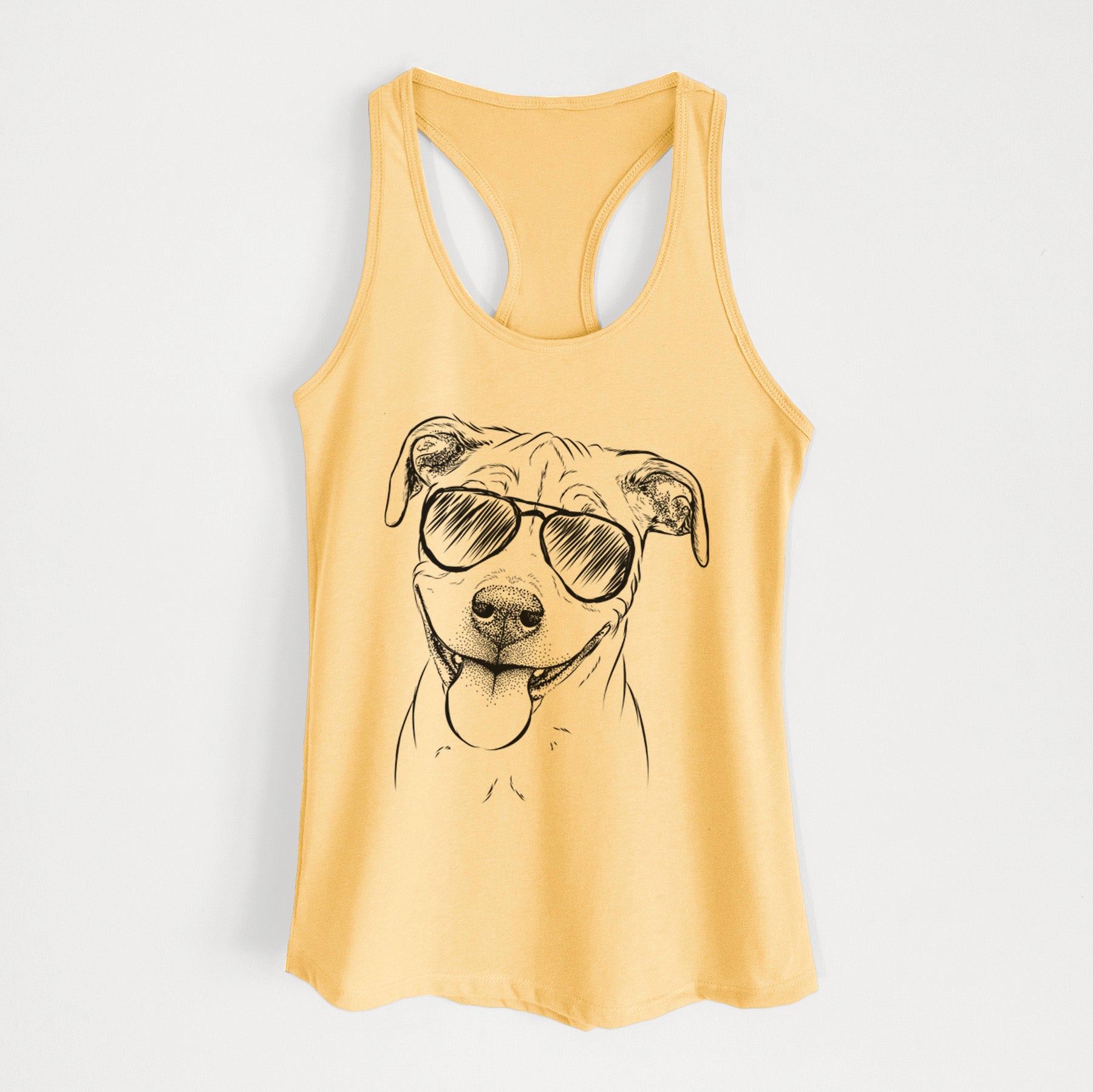 Skye the Pitweiler - Women's Racerback Tanktop