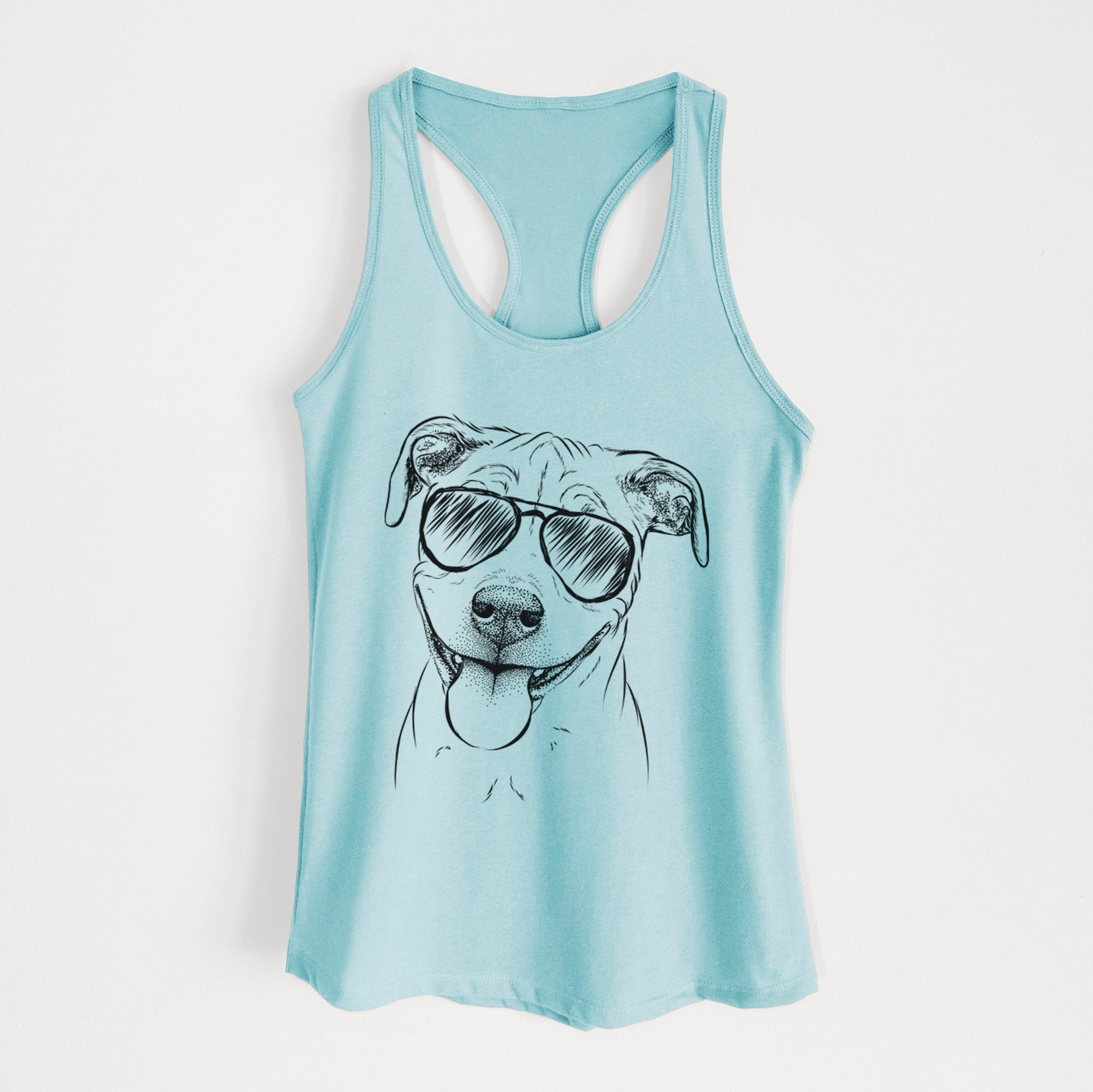 Skye the Pitweiler - Women's Racerback Tanktop