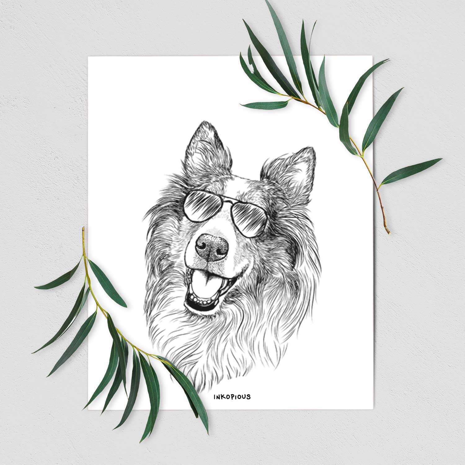 Skylar the Shetland Sheepdog Art Print