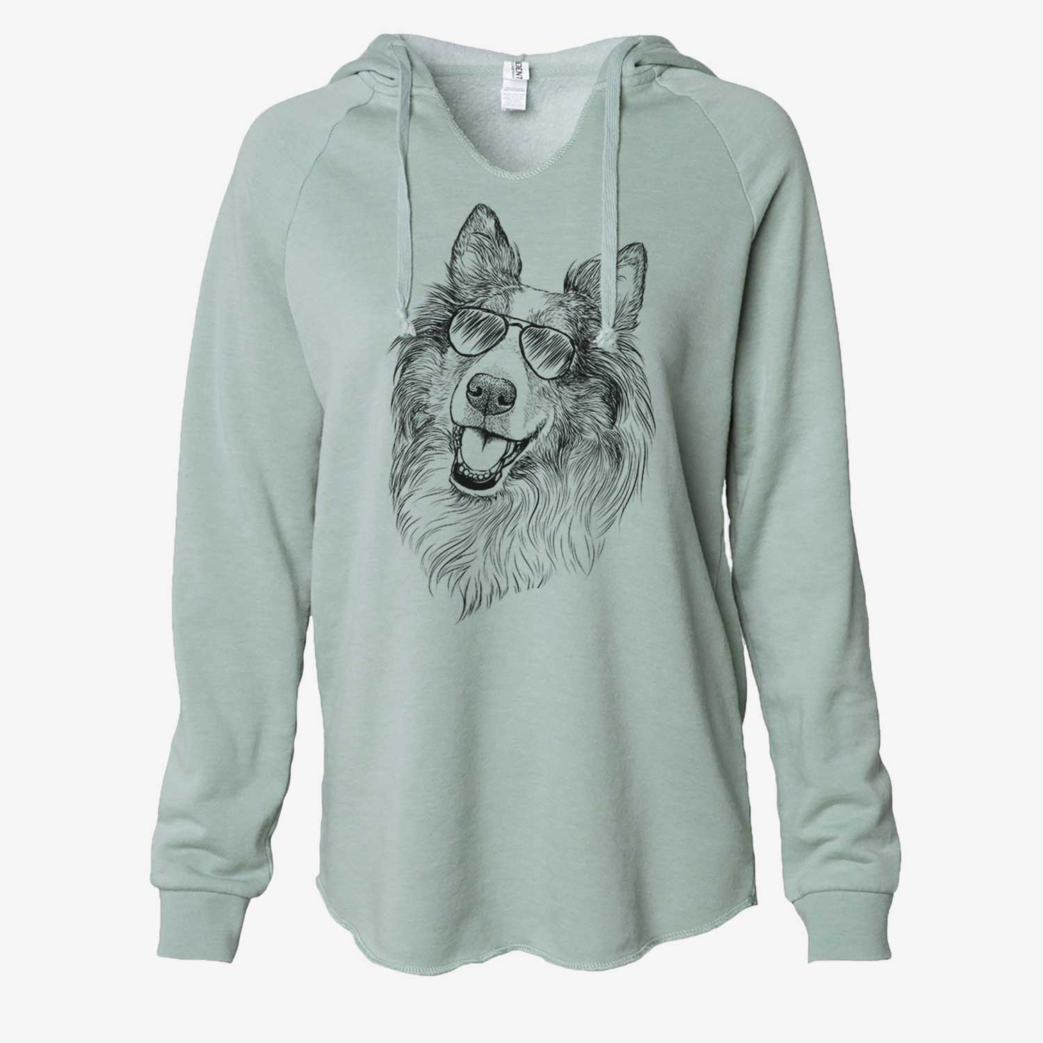 Skylar the Shetland Sheepdog - Cali Wave Hooded Sweatshirt