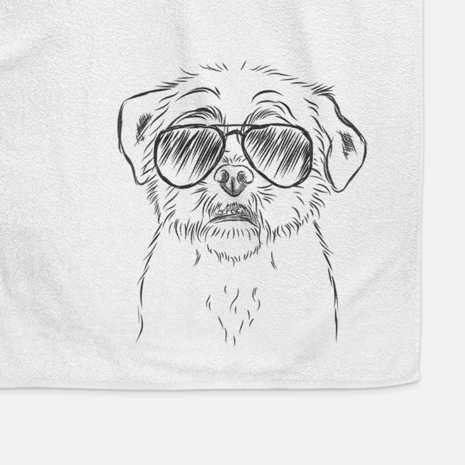 Smash the Shih Tzu Decorative Hand Towel