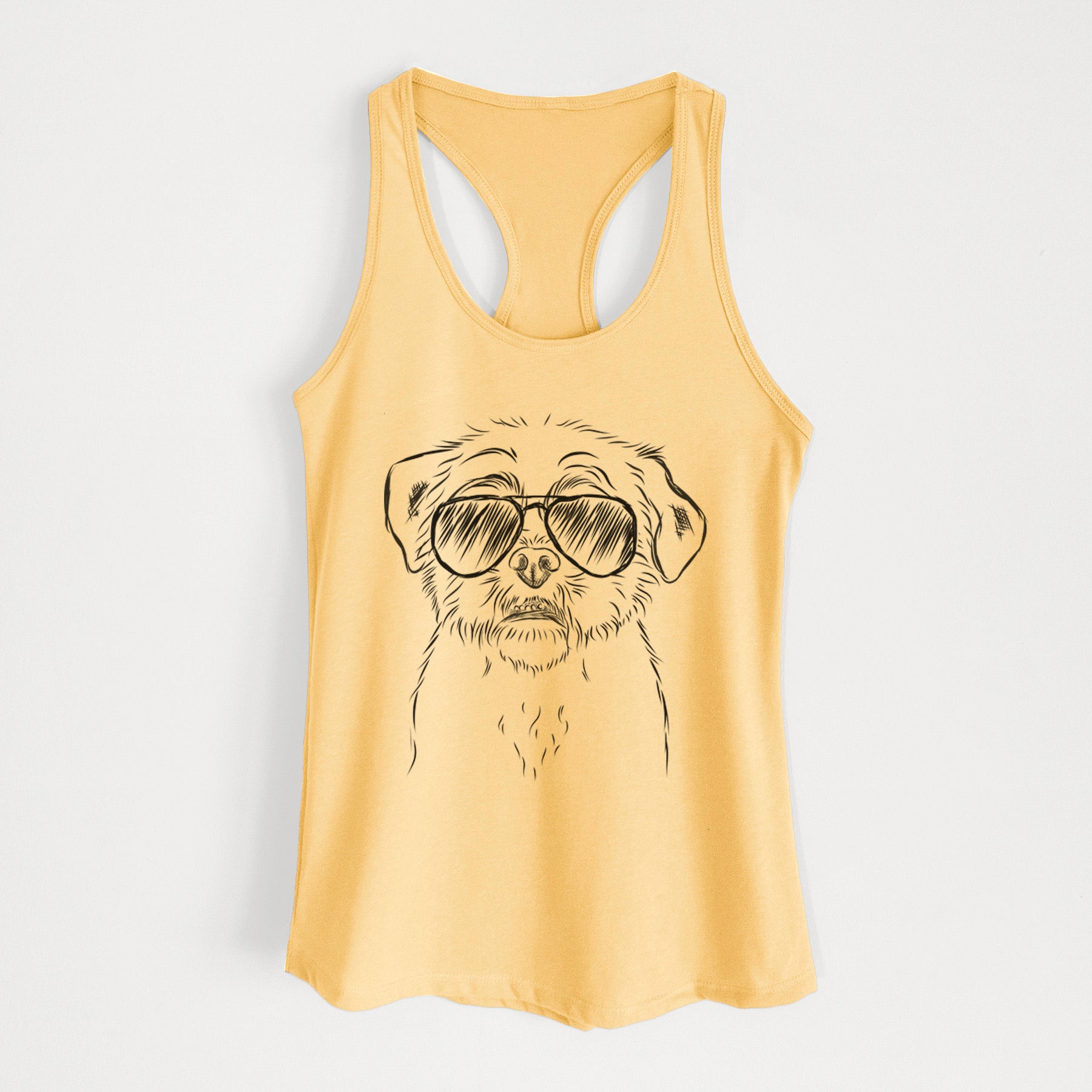 Smash the Shih Tzu - Women's Racerback Tanktop