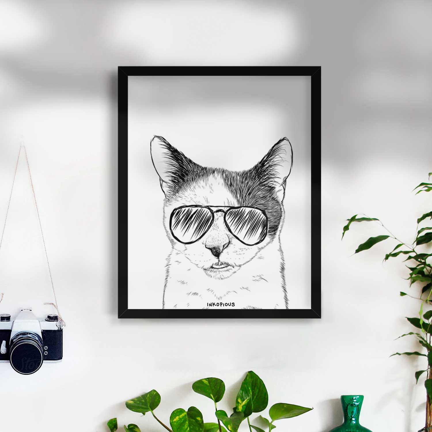 Smeagol the Cat Art Print