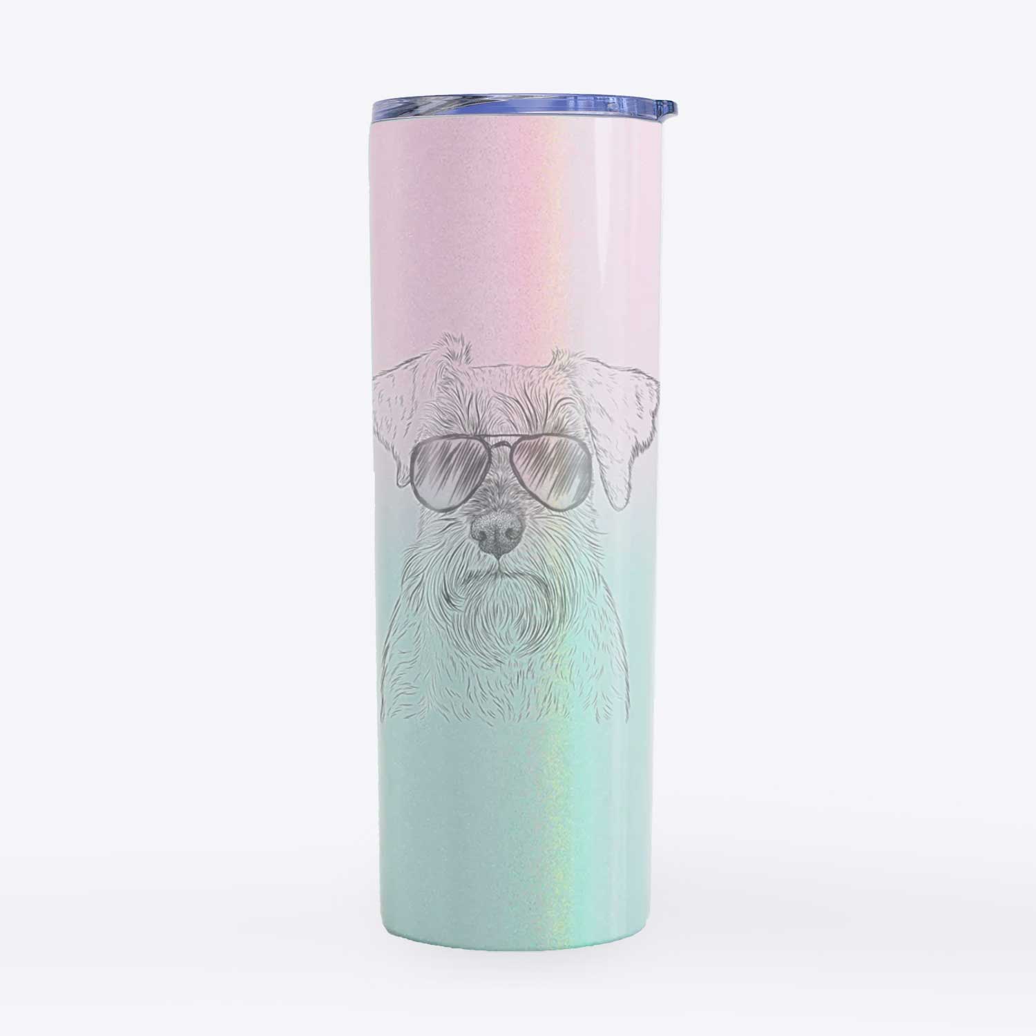 Smokey the Miniature Schnauzer - 20oz Skinny Tumbler