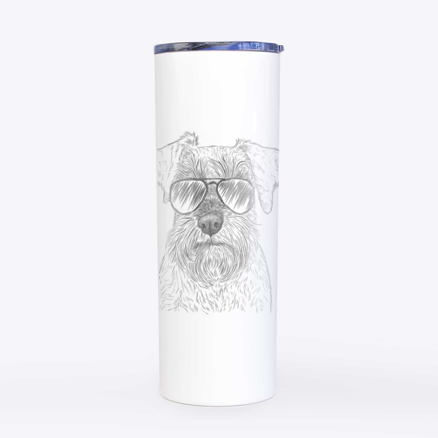 Smokey the Miniature Schnauzer - 20oz Skinny Tumbler