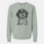 Aviator Smoky the Bernedoodle Puppy - Unisex Pigment Dyed Crew Sweatshirt