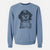 Aviator Smoky the Bernedoodle Puppy - Unisex Pigment Dyed Crew Sweatshirt