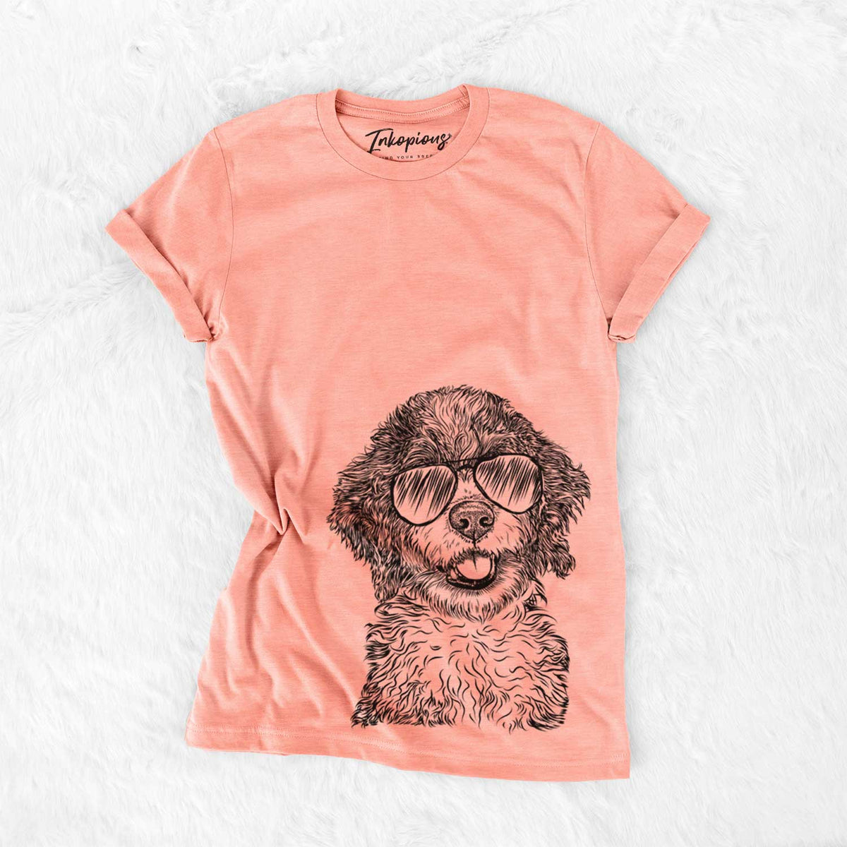 Smoky the Bernedoodle Puppy - Bella Canvas Unisex Crewneck