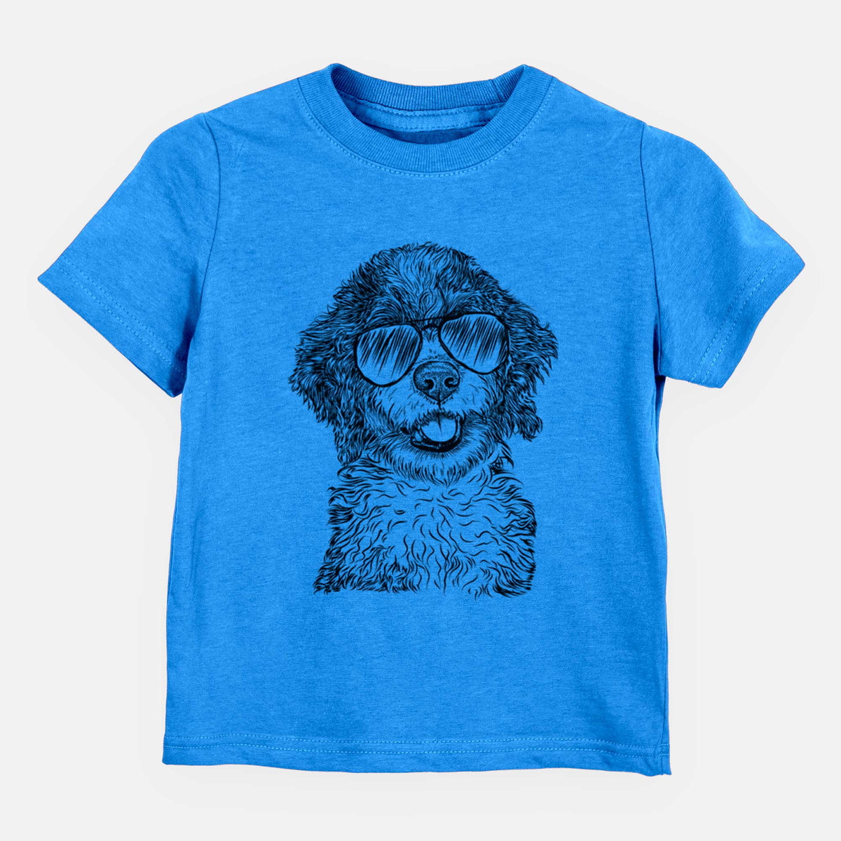 Aviator Smoky the Bernedoodle Puppy - Kids/Youth/Toddler Shirt