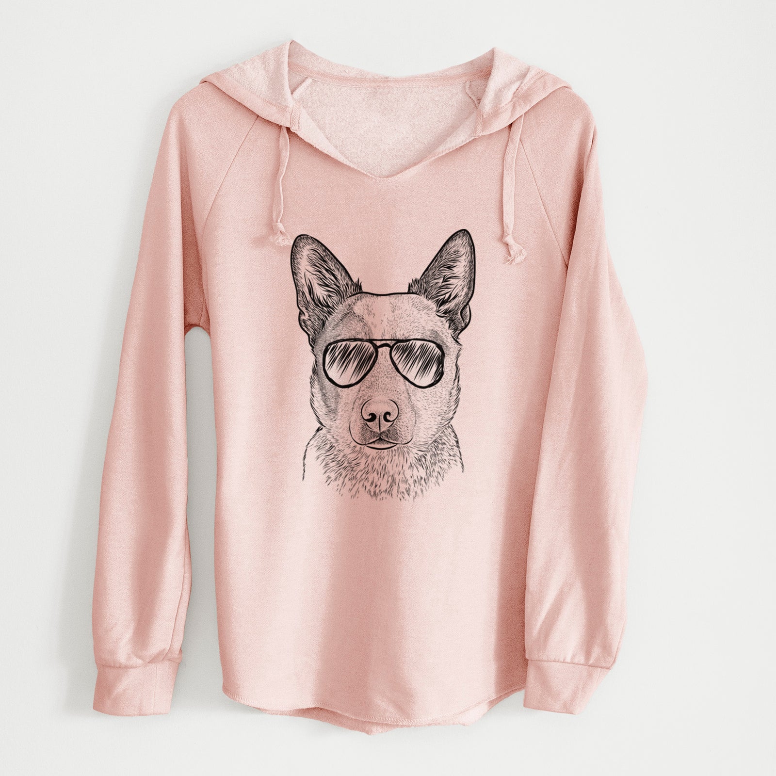 Aviator Snap the Australian Cattle Dog - Cali Wave Hooded Sweatshirt