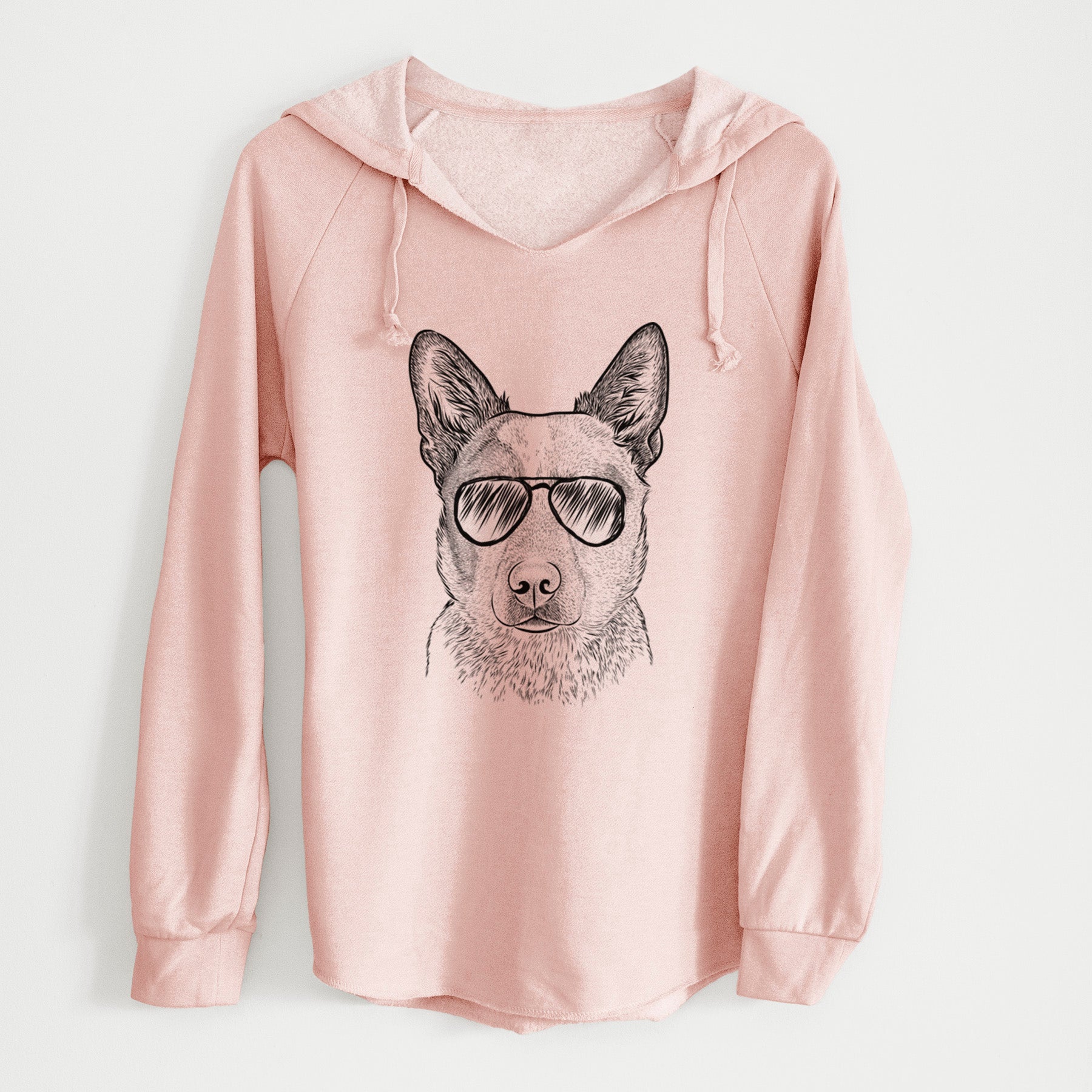 Aviator Snap the Australian Cattle Dog - Cali Wave Hooded Sweatshirt