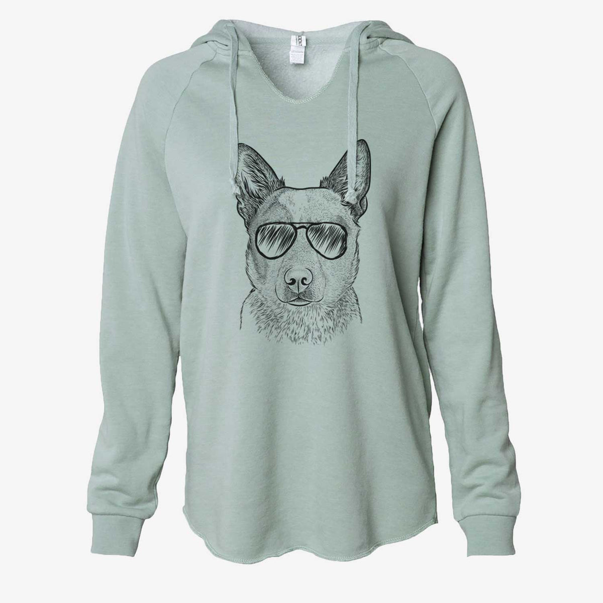 Snap the Australian Cattle Dog - Cali Wave Hooded Sweatshirt