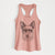 Snap the Australian Cattle Dog - Women's Racerback Tanktop