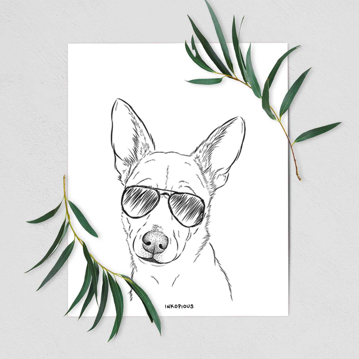 Sooner the Huskimo Art Print