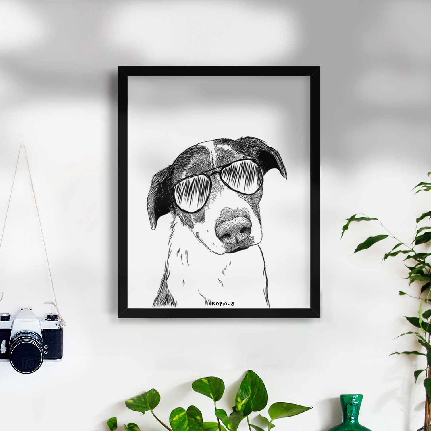 Sophia the Mixed Breed Art Print