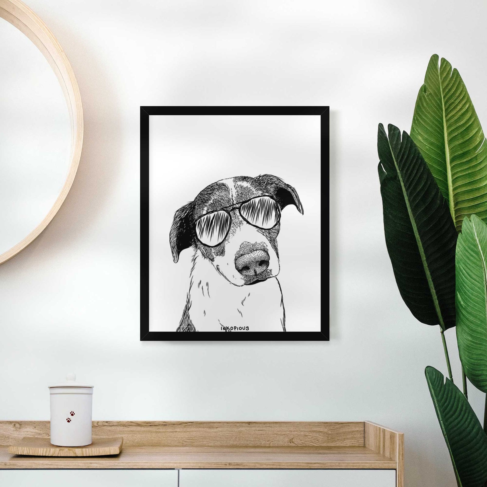 Sophia the Mixed Breed Art Print