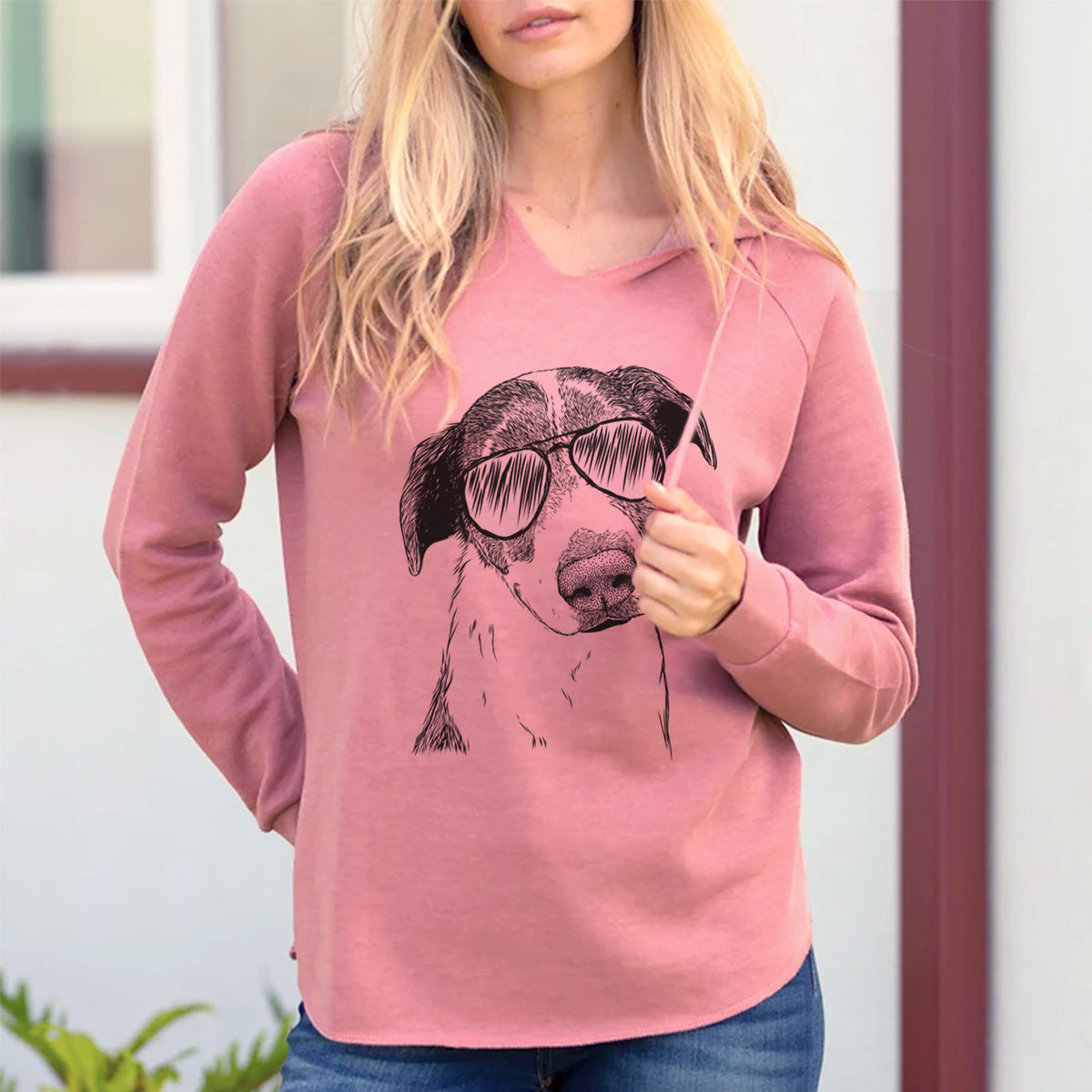 Aviator Sophia the Mixed Breed - Cali Wave Hooded Sweatshirt