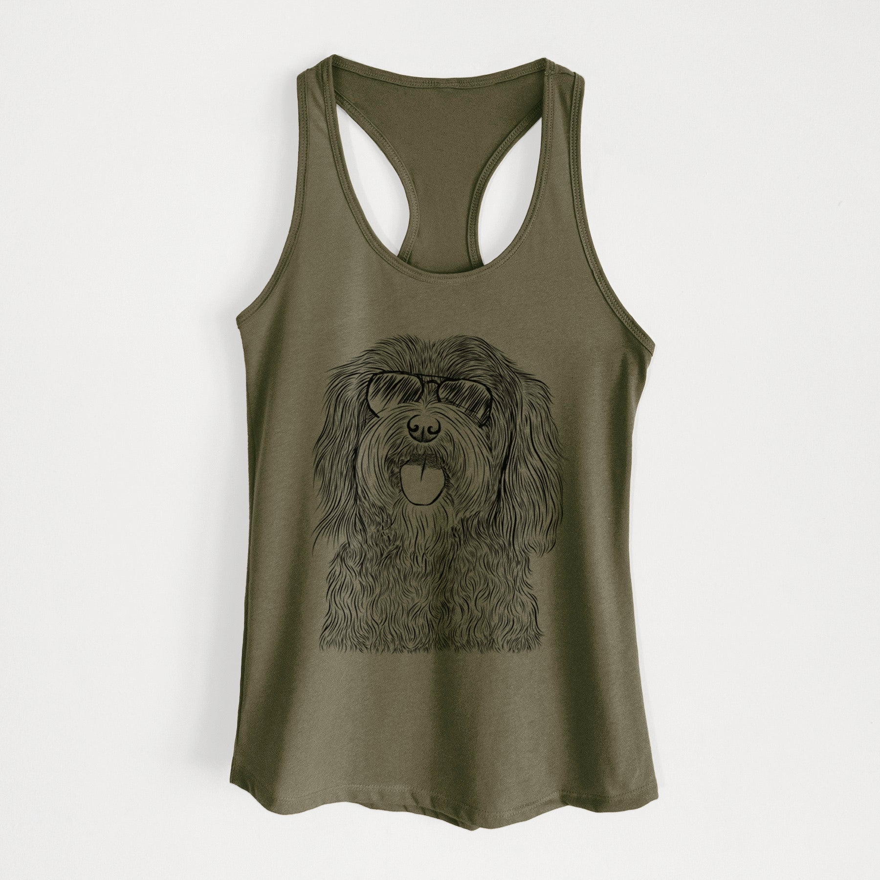 Sophie the Havanese - Women's Racerback Tanktop