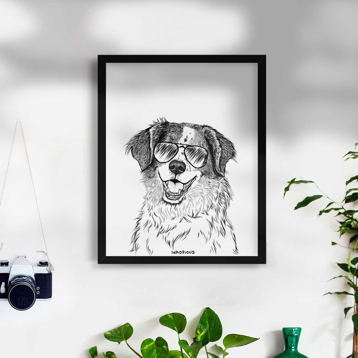Sophie the Brittany Beagle Mix Art Print