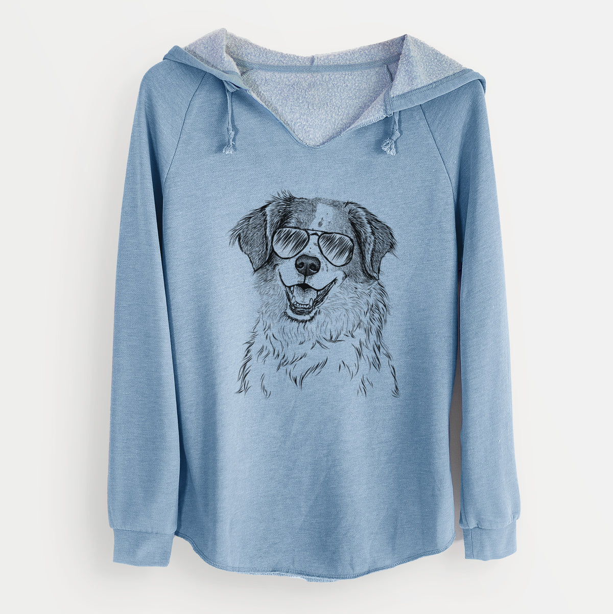 Aviator Sophie the Brittany Beagle Mix - Cali Wave Hooded Sweatshirt