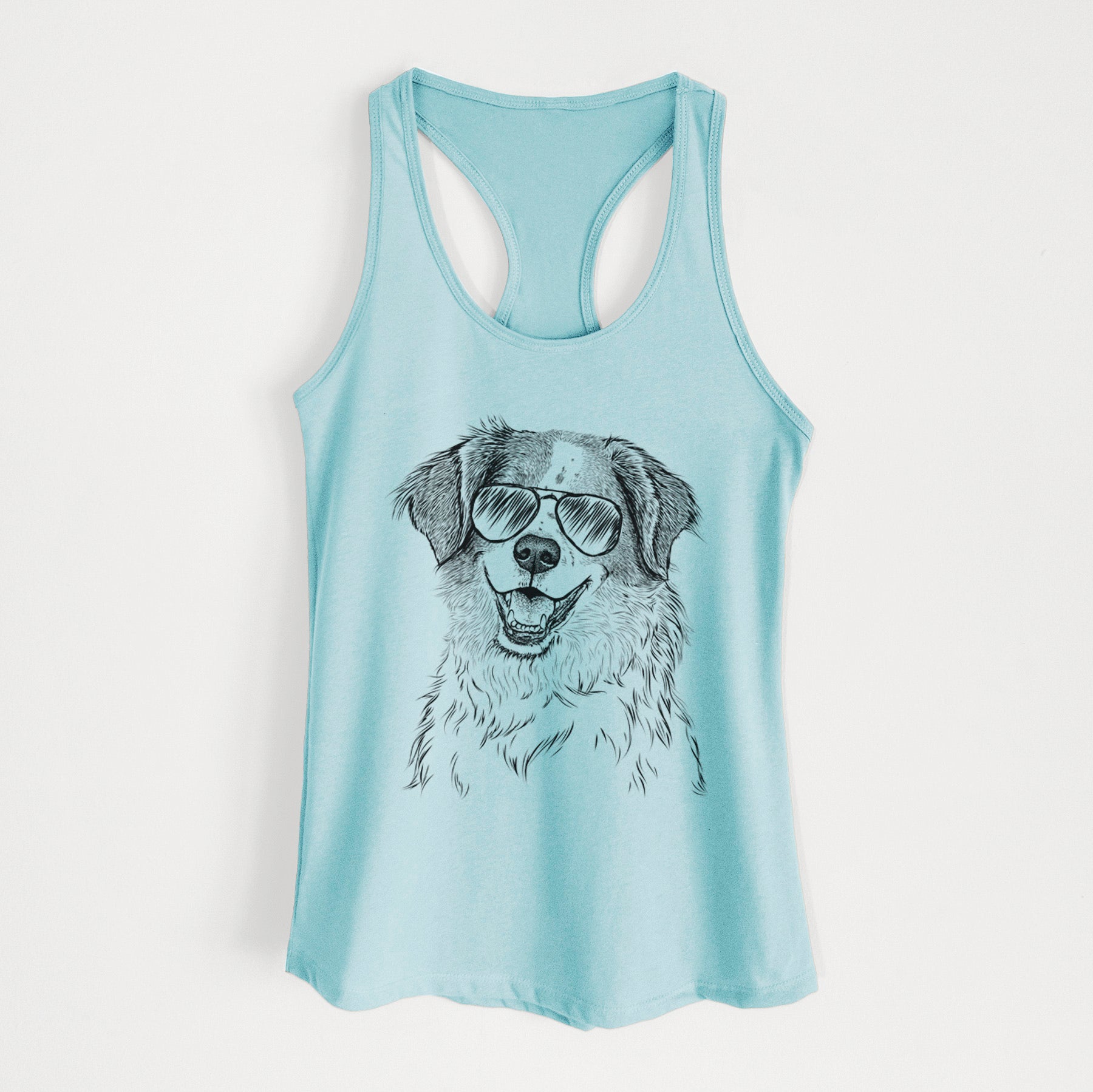 Sophie the Brittany Beagle Mix - Women's Racerback Tanktop