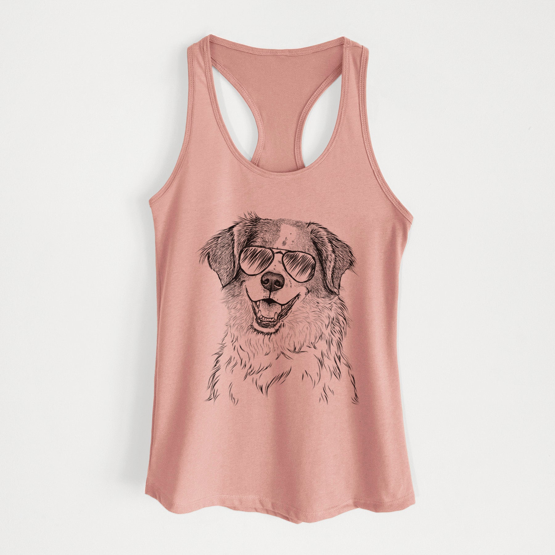 Sophie the Brittany Beagle Mix - Women's Racerback Tanktop