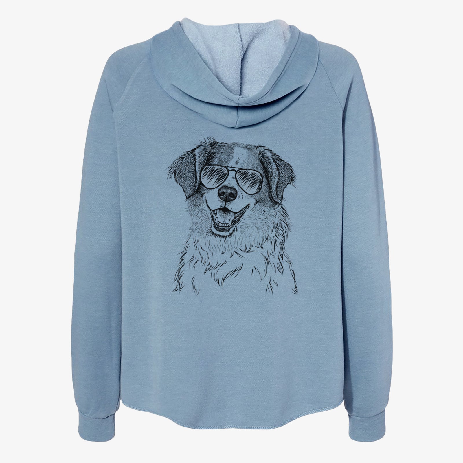 Sophie the Brittany Beagle Mix - Women's Cali Wave Zip-Up Sweatshirt