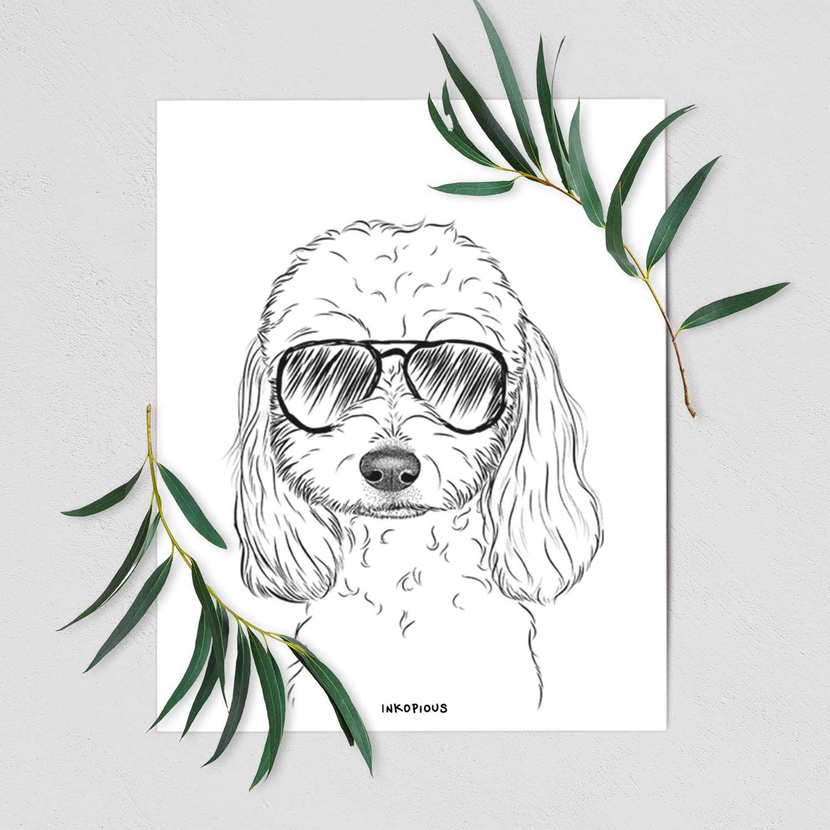 Sophie the Coton de Tulear Art Print