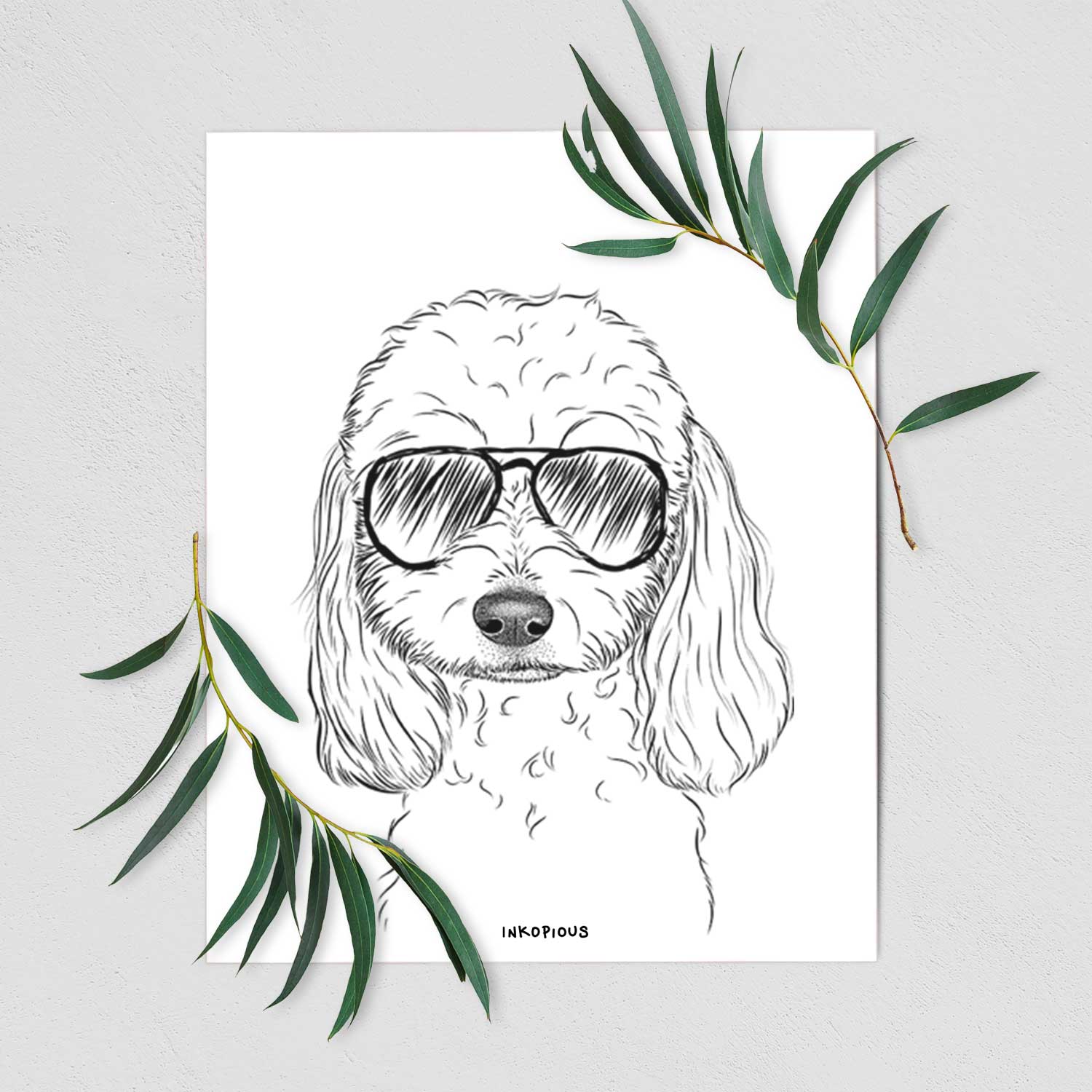 Sophie the Coton de Tulear Art Print