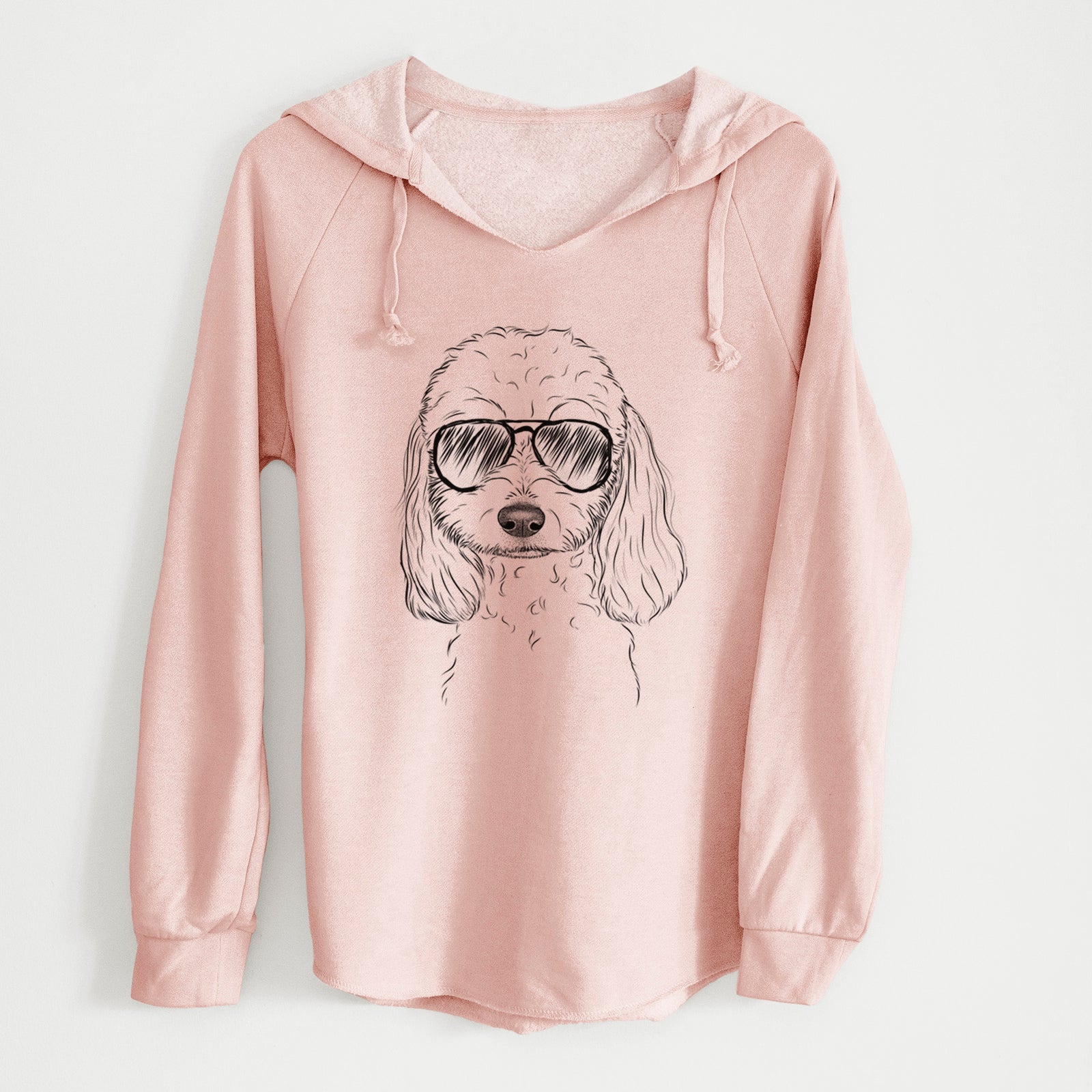 Aviator Sophie the Coton de Tulear - Cali Wave Hooded Sweatshirt