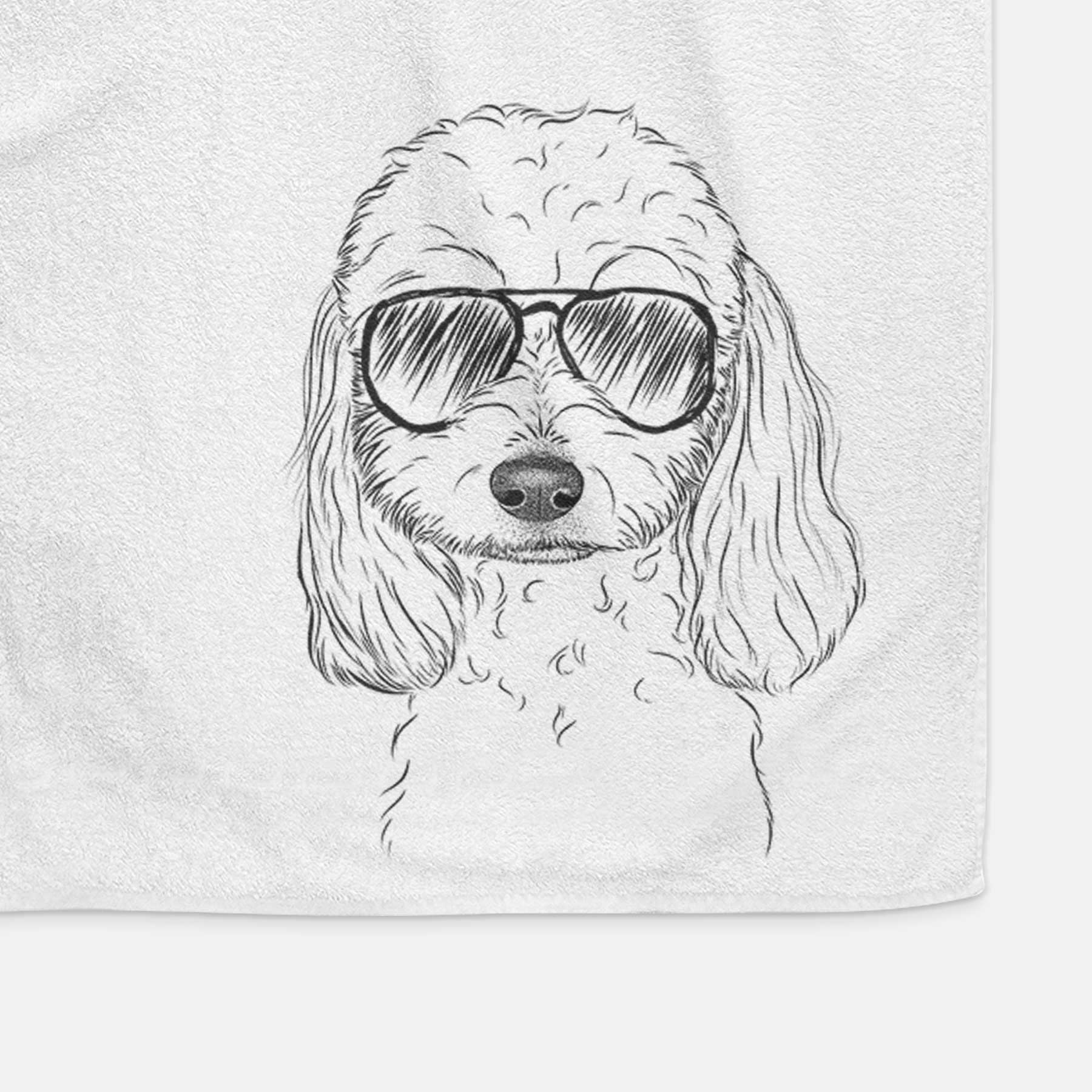 Sophie the Coton de Tulear Decorative Hand Towel