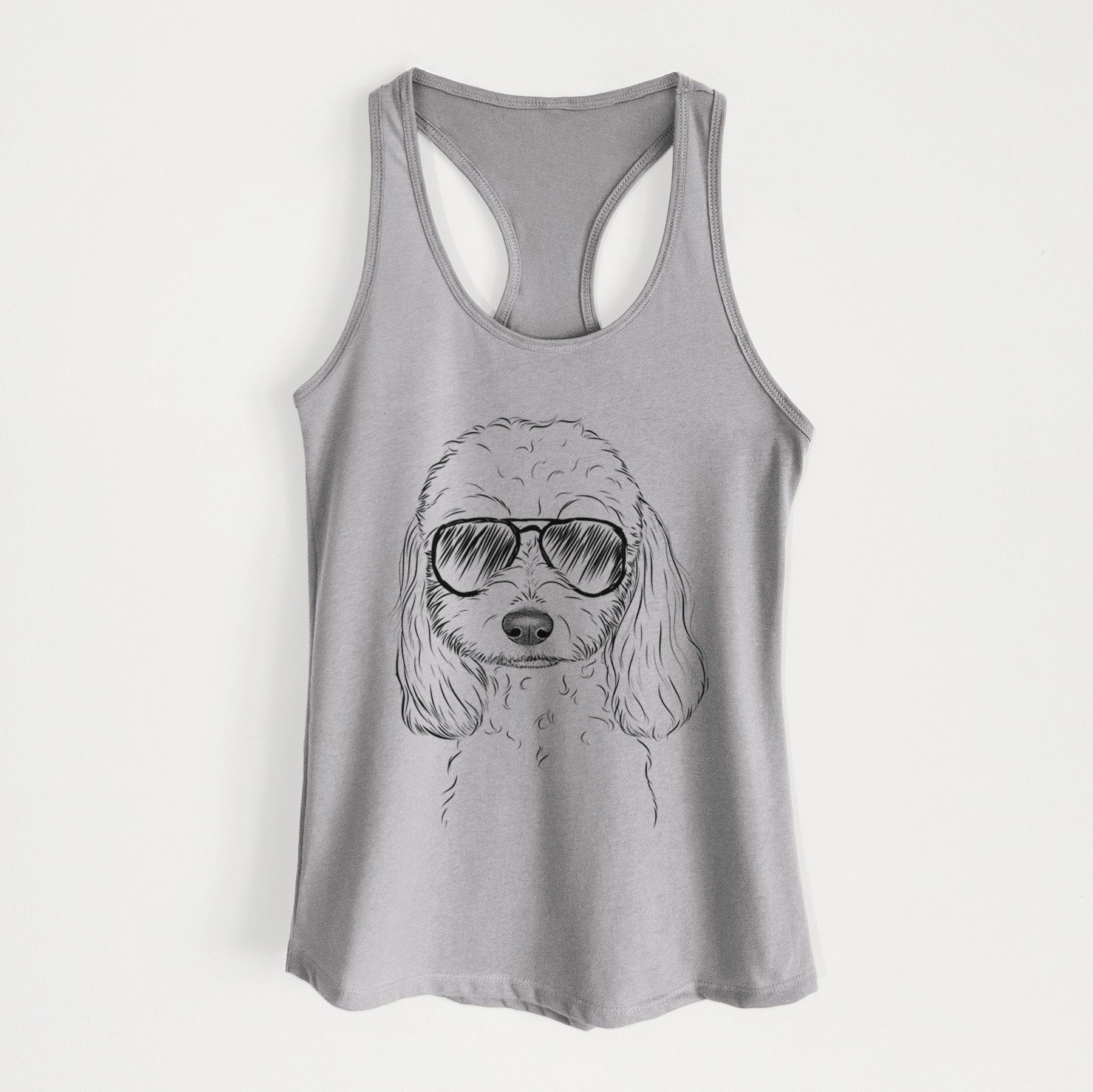 Sophie the Coton de Tulear - Women's Racerback Tanktop