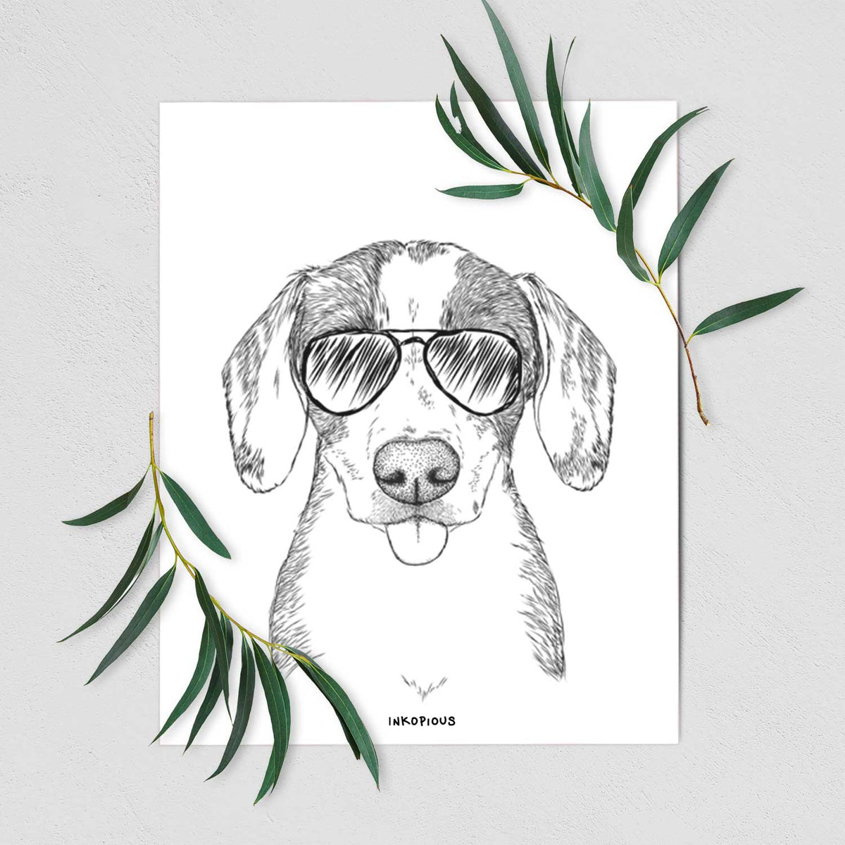 SophiePea the Mixed Breed Art Print