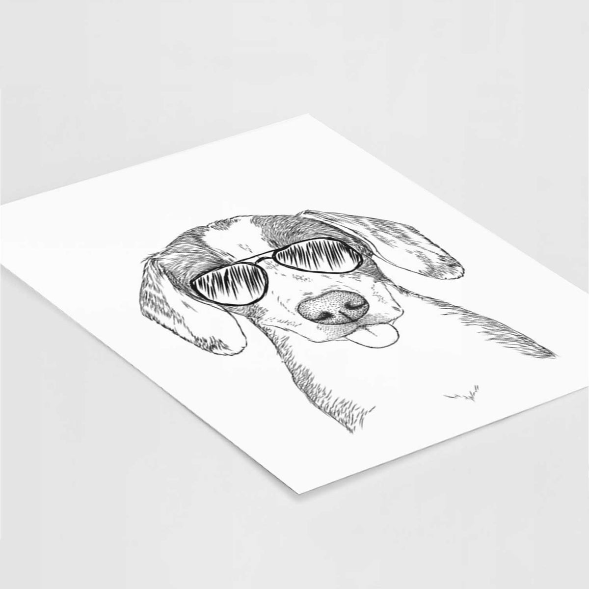 SophiePea the Mixed Breed Art Print