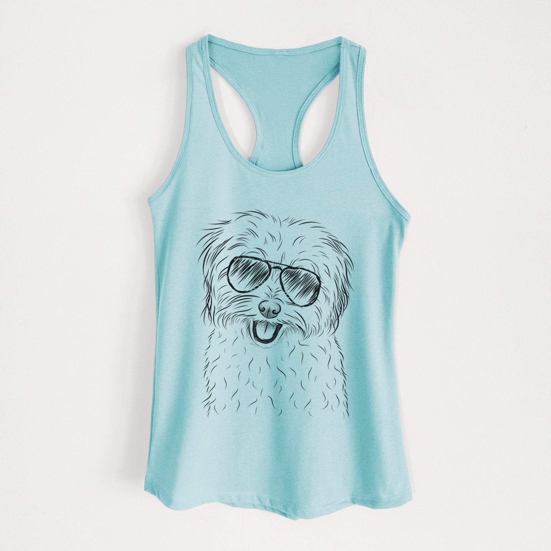 Sophie Quinn the Havanese - Women's Racerback Tanktop