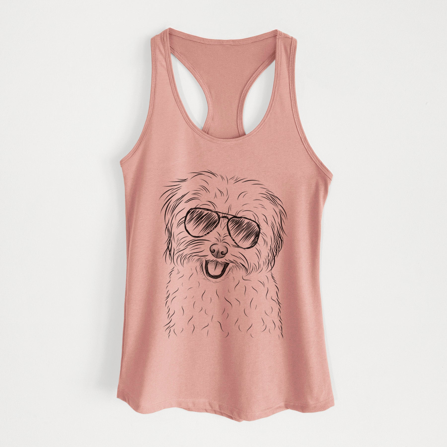 Sophie Quinn the Havanese - Women's Racerback Tanktop