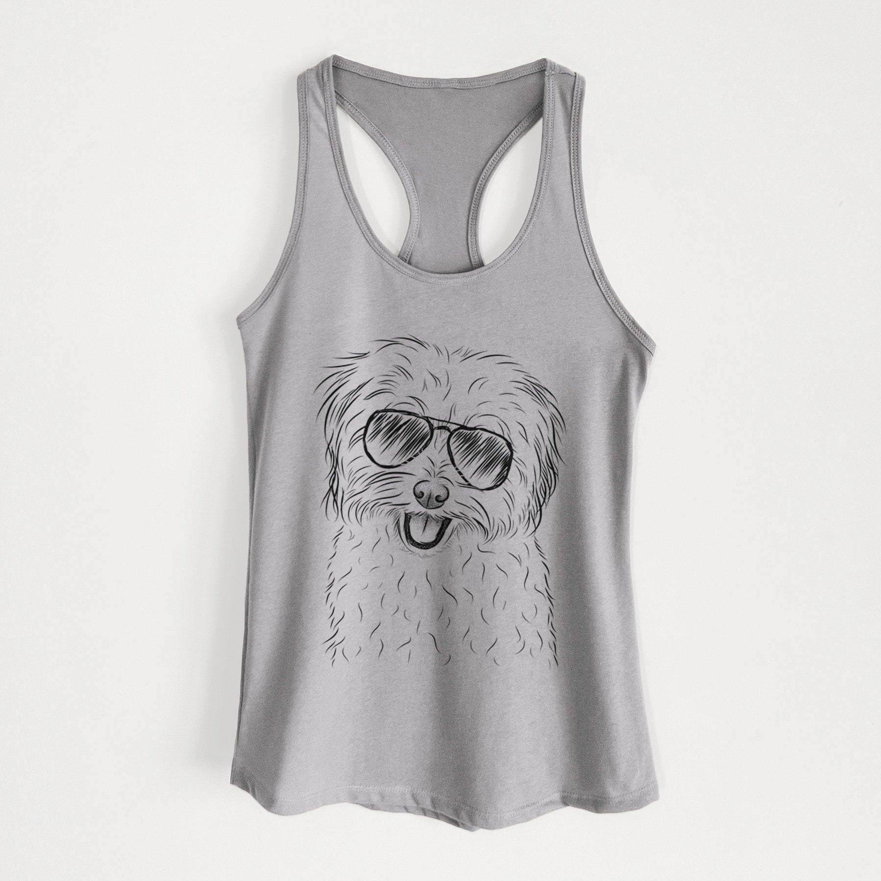 Sophie Quinn the Havanese - Women's Racerback Tanktop